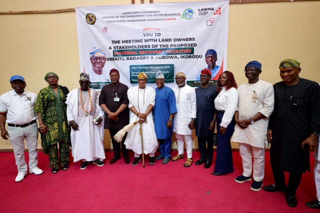Lagos Seeks Landowners’ Support for Material Recovery Facilities.